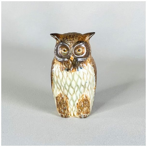 Ugle keramikfigur - slank 