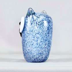 Ugle - glasfigur, mundblst