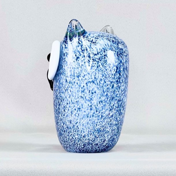 Ugle - glasfigur, mundblst