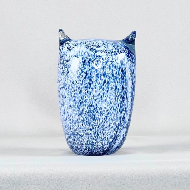 Ugle - glasfigur, mundblst