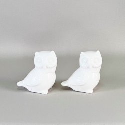 Lille uglepar i porceln  