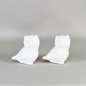 Lille uglepar i porceln  