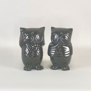 Uglepar i porceln - sort