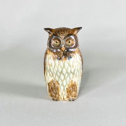 Ugle keramikfigur - slank 