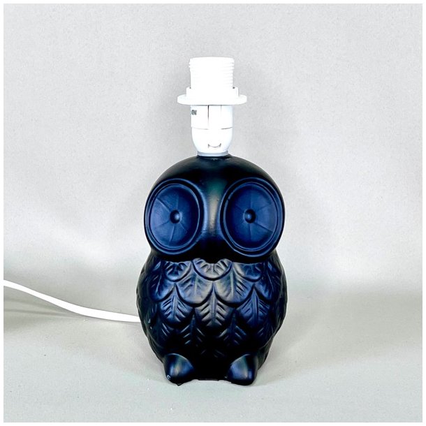 Uglelampe - sort