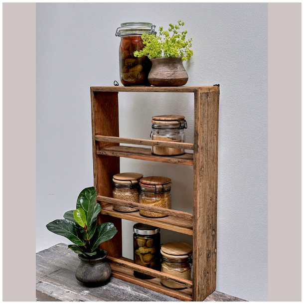 V�ghylde i genbrugstr� H60 cm