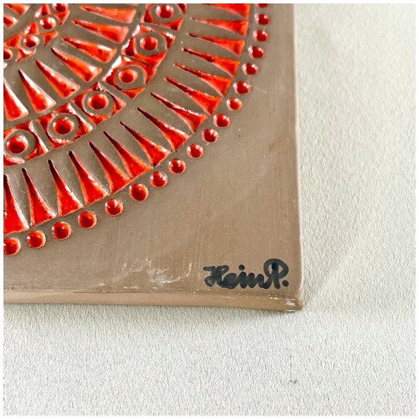 Relief - orange sol, Alingss Keramik