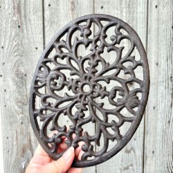 Bordskner - fransk, oval