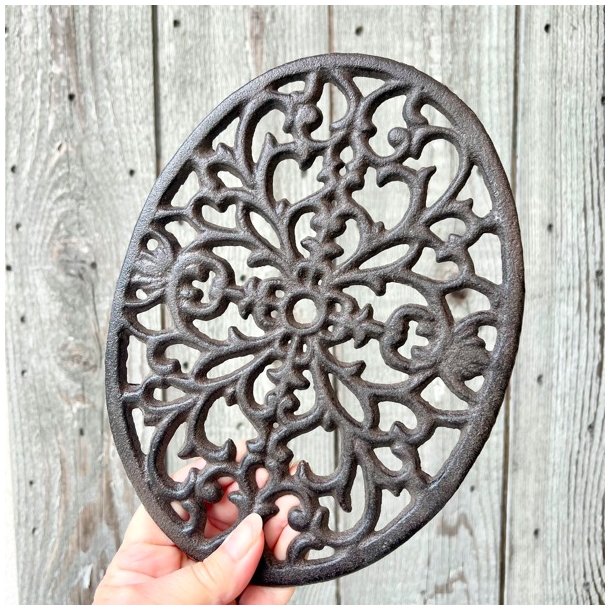 Bordskner - fransk, oval