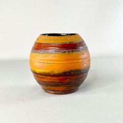 Kugle vase - keramik, Birte Troest