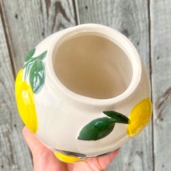 Vase m/citroner