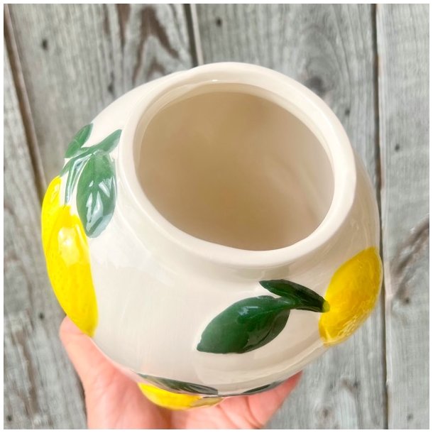 Vase m/citroner