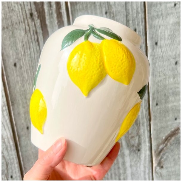 Vase m/citroner