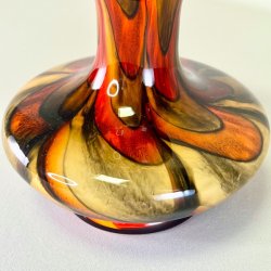 Vase - Empoli, mundblst italiensk vase opaline