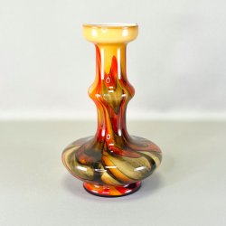 Vase - Empoli, mundblst italiensk vase opaline