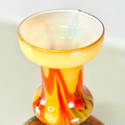 Vase - Empoli, mundblst italiensk vase opaline