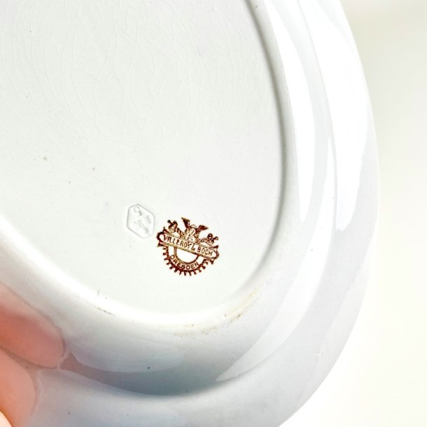 Vintage Villeroy &amp; Boch serveringsfad - musselmalet (nr. 2)