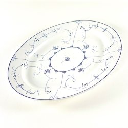 Vintage Villeroy &amp; Boch serveringsfad - musselmalet (nr. 2)