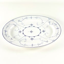 Vintage Villeroy &amp; Boch serveringsfad - musselmalet (nr. 2)