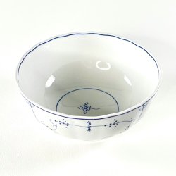 Vintage Villeroy &amp; Boch, rund serveringsskl - musselmalet 