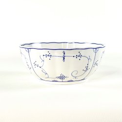 Vintage Villeroy &amp; Boch, rund serveringsskl - musselmalet 