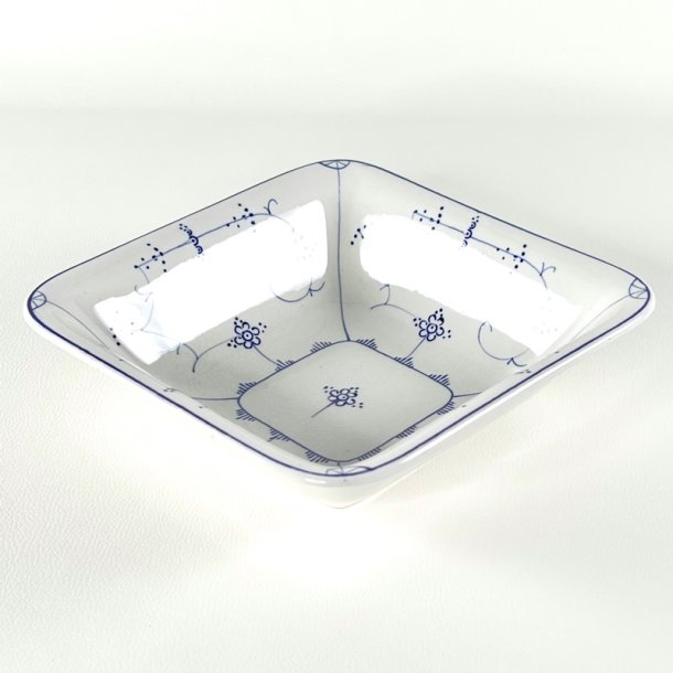 Vintage Villeroy &amp; Boch, firkantet serveringsskl - musselmalet 