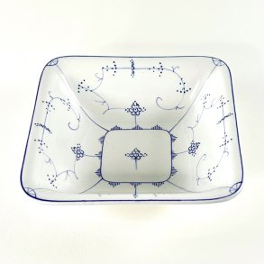 Vintage Villeroy & Boch, firkantet serveringsskl - musselmalet 