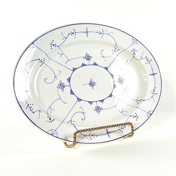 Vintage Villeroy &amp; Boch serveringsfad - musselmalet (nr. 2)