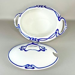 Terrin med lg - Bl Olga fra Villeroy &amp; Boch