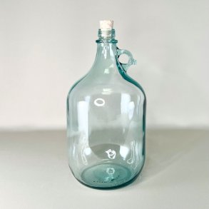 Vinballon - glas, 5 liter m/prop