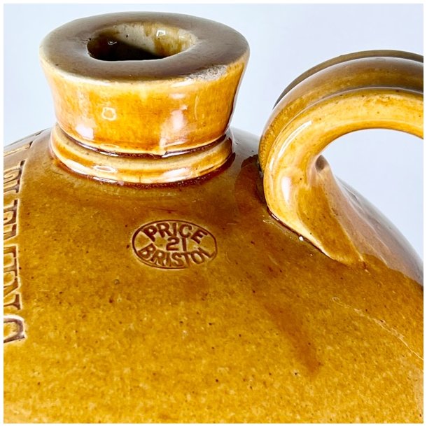 Saltglaserede krukker - sennepsfarvede