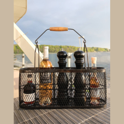 Barone vinflaskeholder i metal 