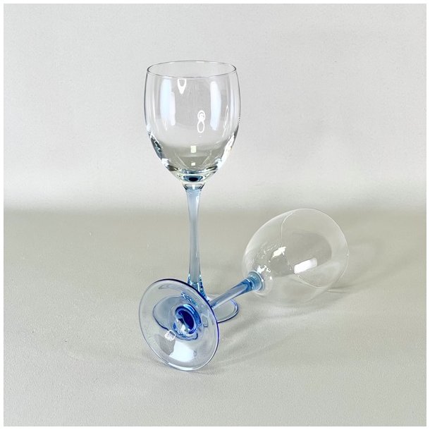 Luminarc vinglas med lysebl� stilk - ros�