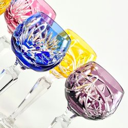 Snapseglas - B�hmisk krystal (10 stk samlet) 