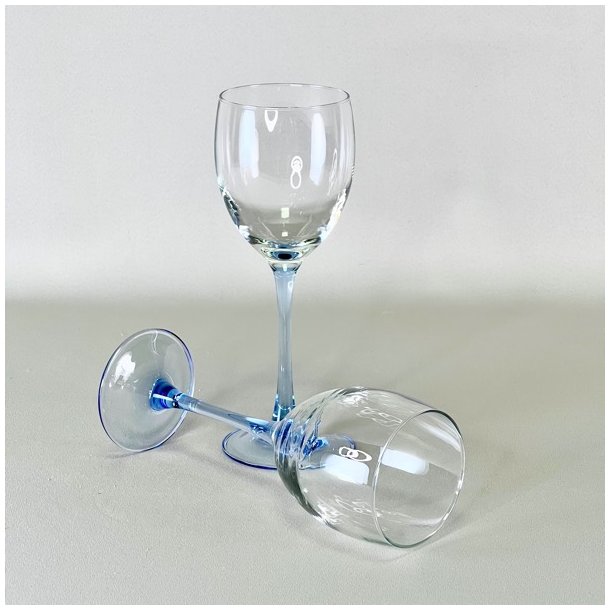 Luminarc vinglas med lysebl� stilk - ros�