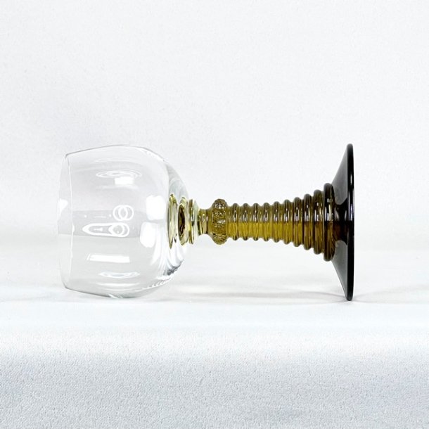 Rmerglas - lille, olivengrn fod 