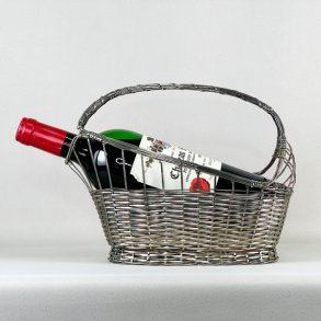 Vinflaskeholder i metal  