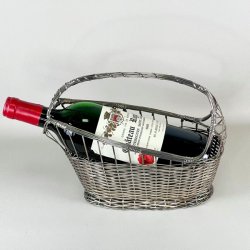 Vinflaskeholder i metal  