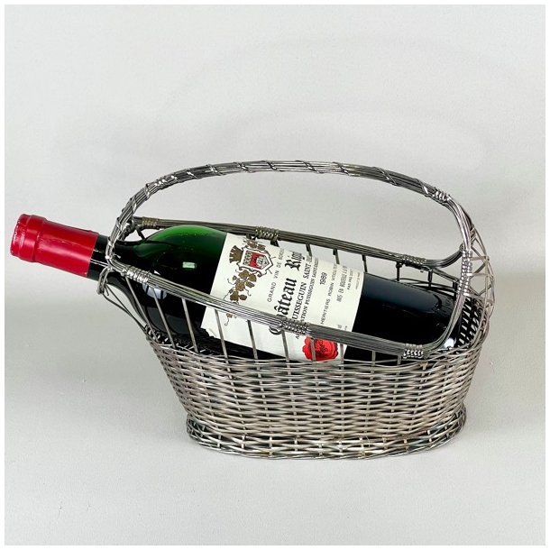 Vinflaskeholder i metal  