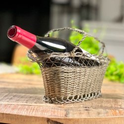 Vinflaskeholder i metal  