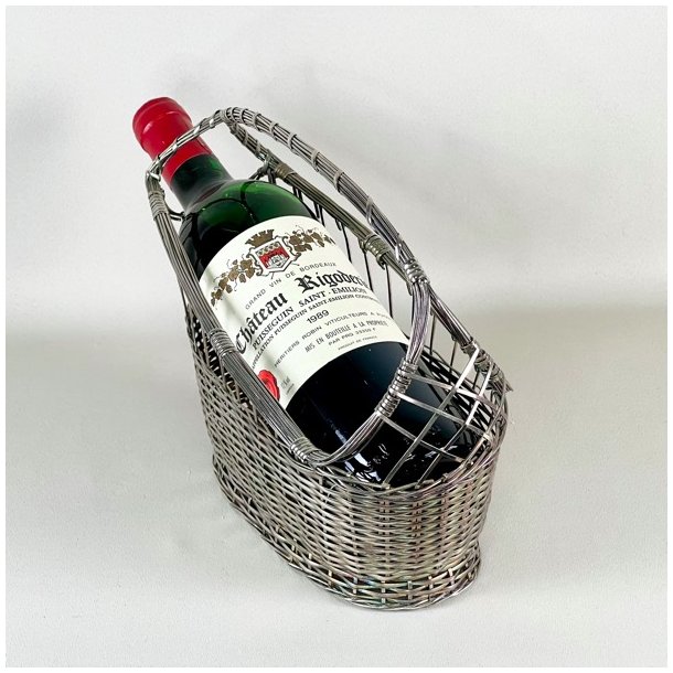 Vinflaskeholder i metal  