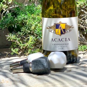 Vinprop m/top af sten