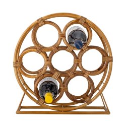 Vinreol - rund til 7 flasker