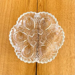 ggefad - vintage i presset glas 