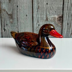 Andefigur - mellem, brun/grn