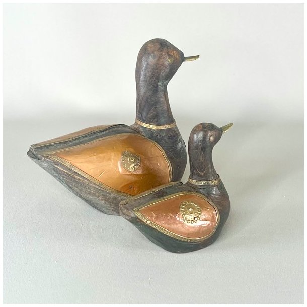 Dekorative nder i tr og metal (st a' 2 stk) 