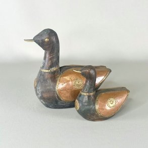 Dekorative nder i tr og metal (st a' 2 stk) 