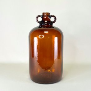 Vinballon - brunt glas, stor