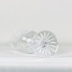 Champagneglas - krystal, stjerne (5 stk)