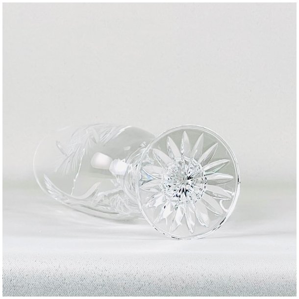 Champagneglas - krystal, stjerne (5 stk)